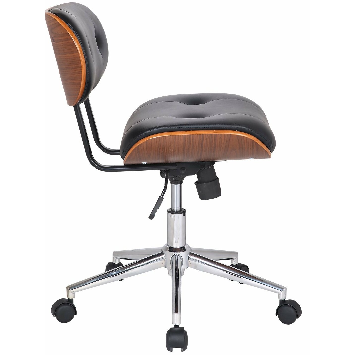 AdecoTrading Bentwood Low-Back Desk Chair & Reviews | Wayfair